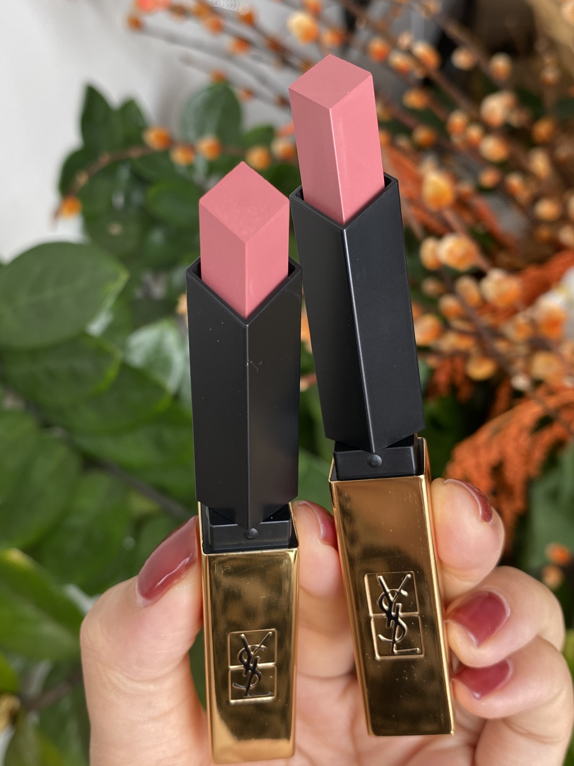 YSL Rouge Pur Couture The Slim Matte Lipstick — Тонкие 