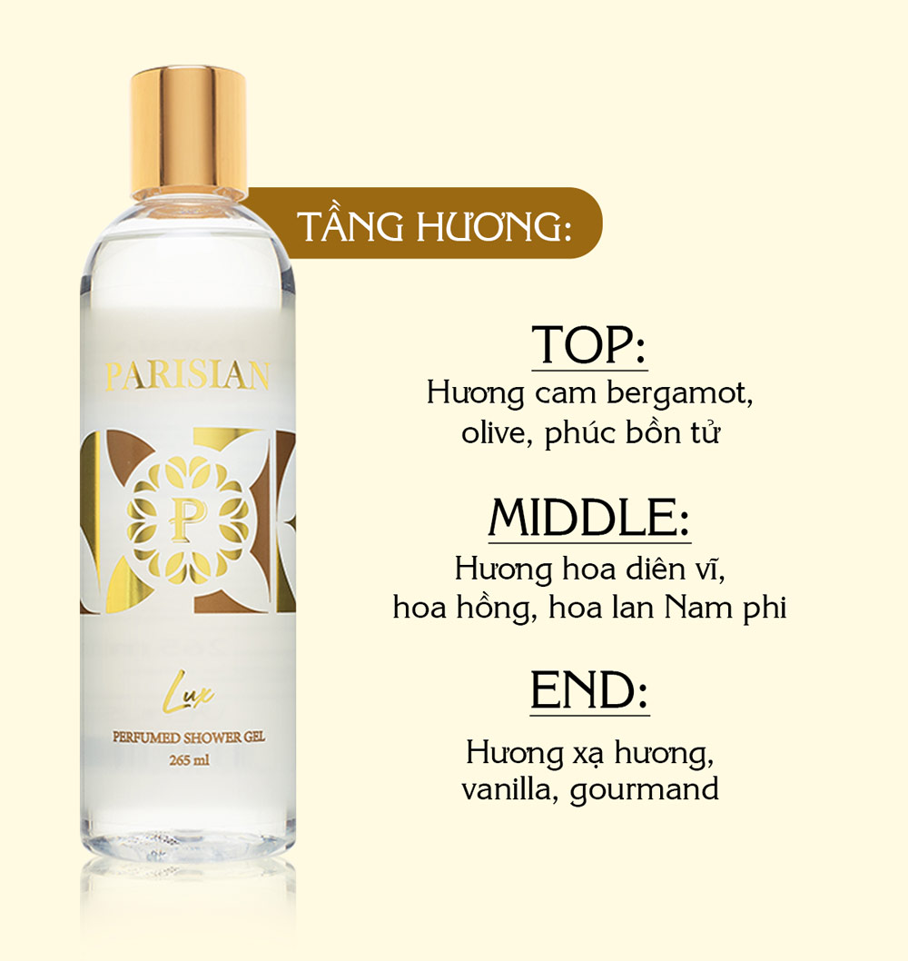 Sua Tam Nuoc Hoa Nu Parisian 265ml 3